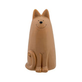 Hectarul - Decoratiune ceramica galben-camel 20 cm design pisica Cosy&Trendy